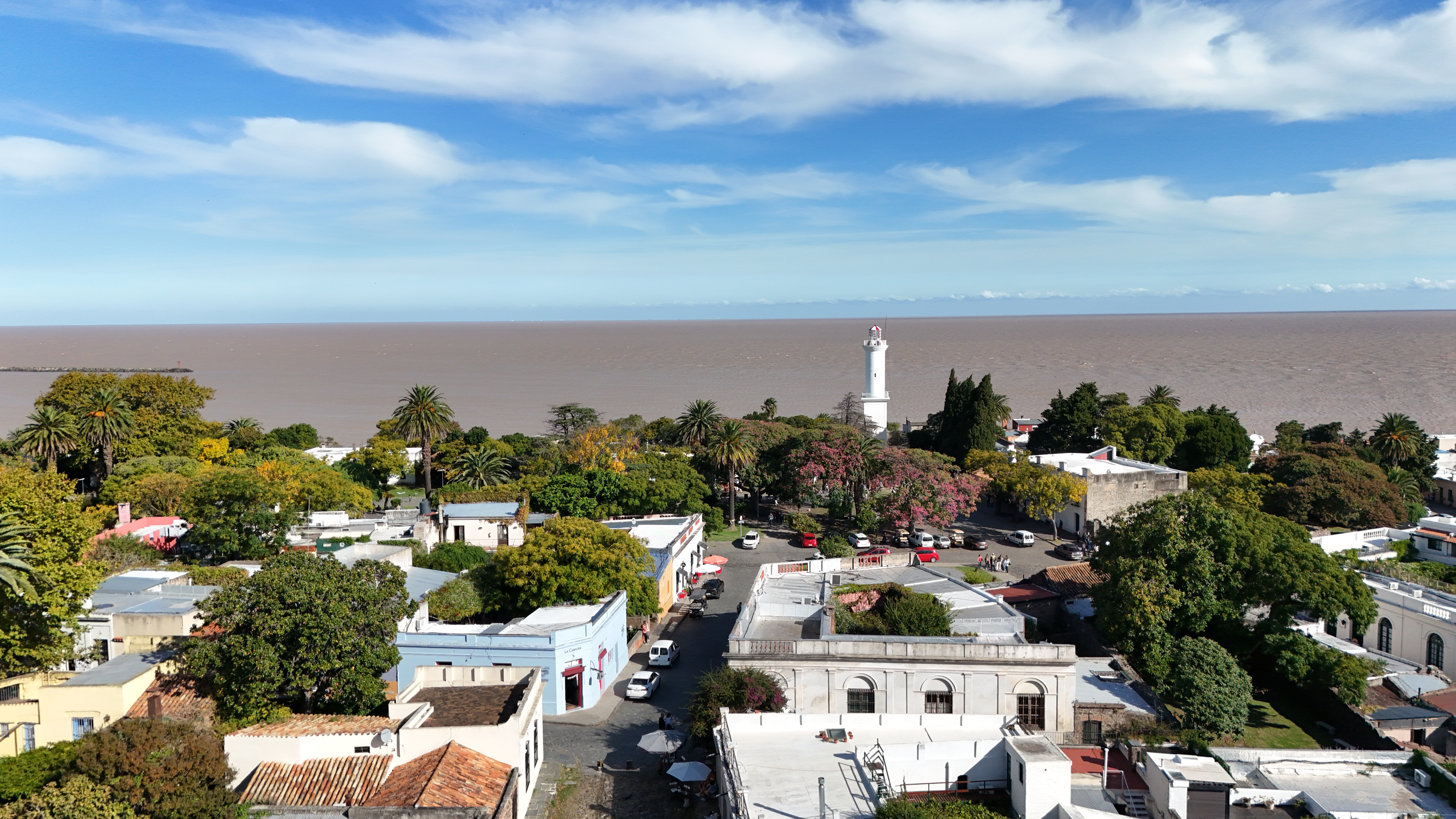 Colonia del Sacramento Lighthouse on the ruins of the San Francisco convent