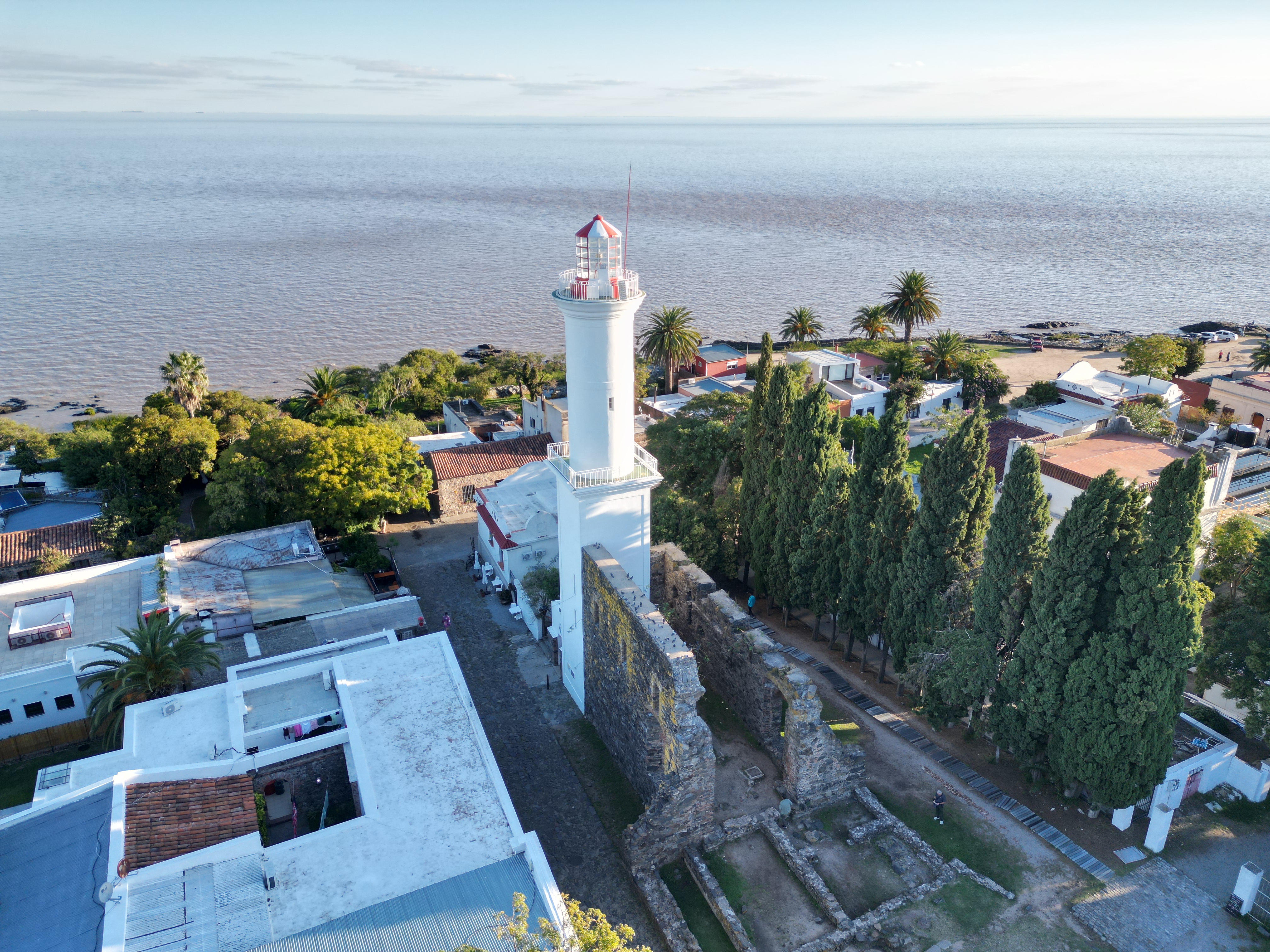 Colonia del Sacramento Lighthouse on the ruins of the San Francisco convent