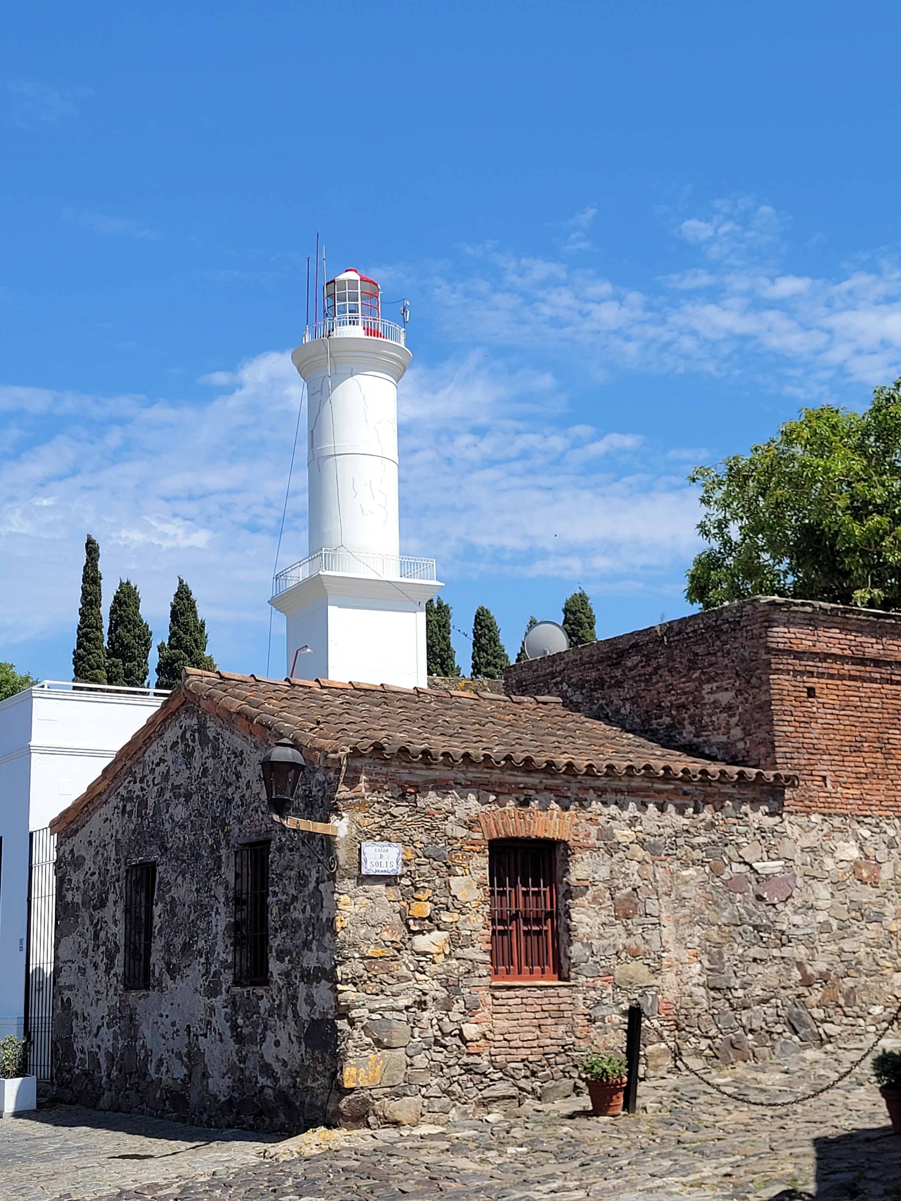 Colonia del Sacramento Lighthouse on the ruins of the San Francisco convent