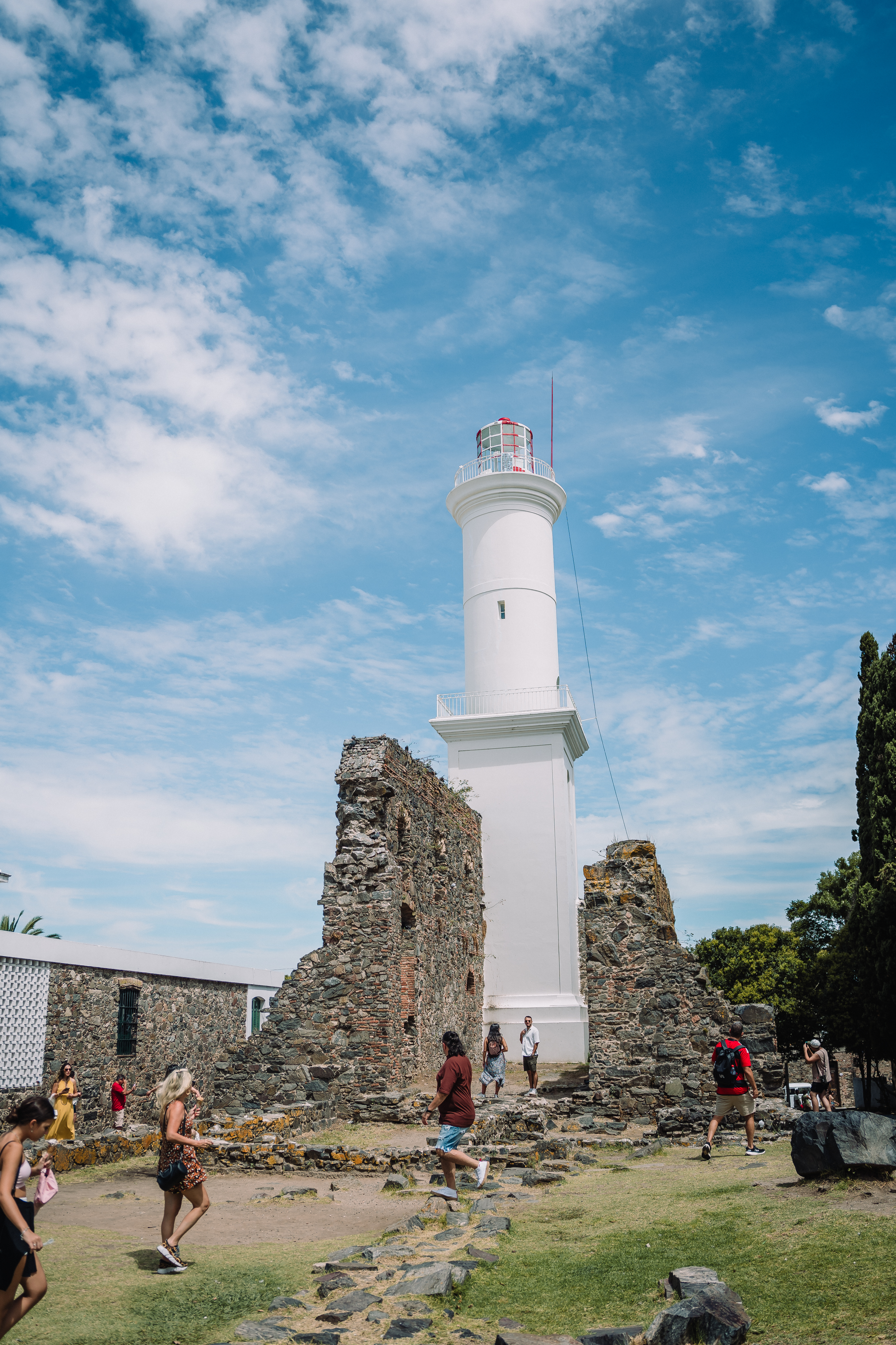 Colonia del Sacramento Lighthouse on the ruins of the San Francisco convent