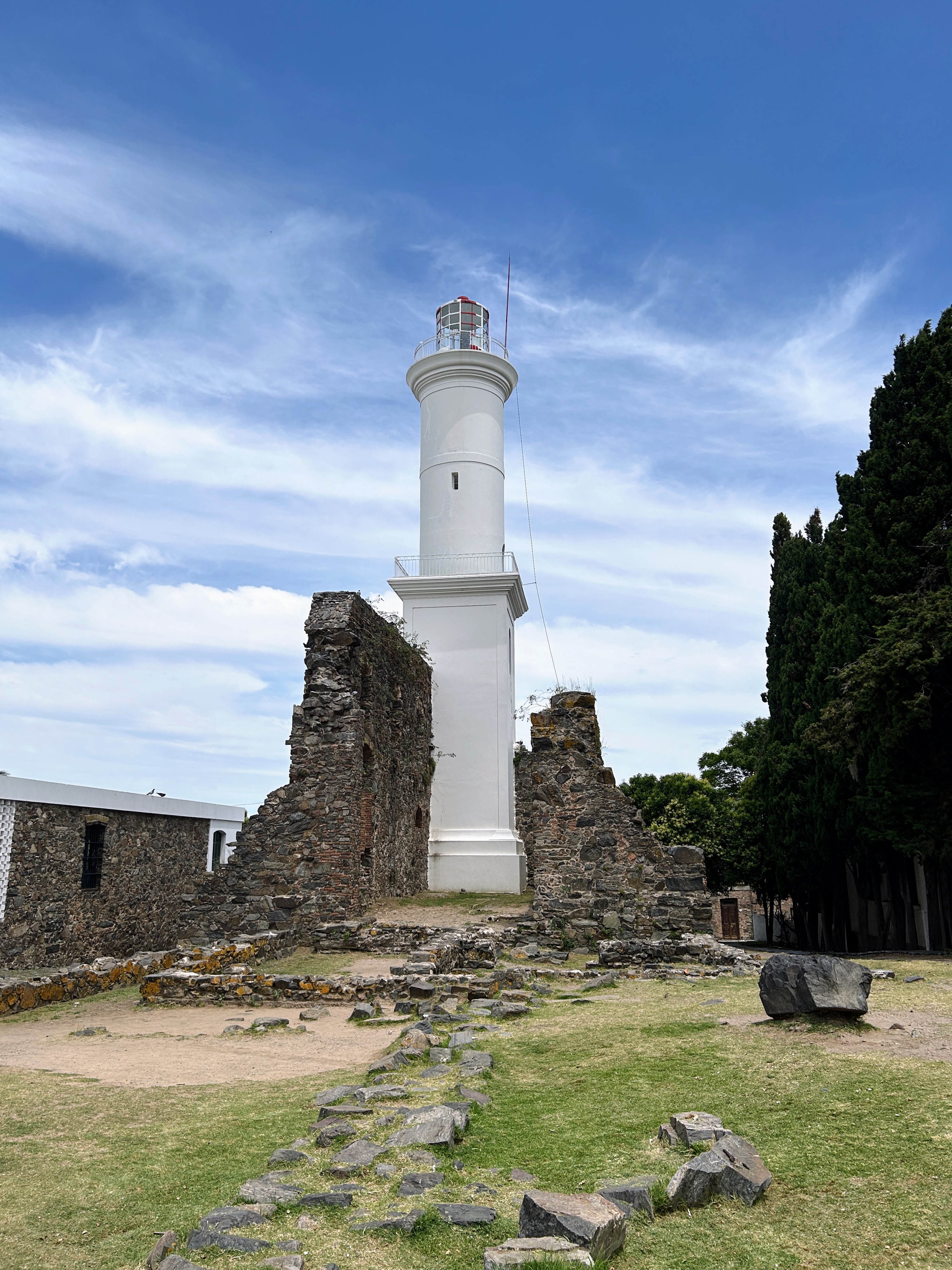Colonia del Sacramento Lighthouse on the ruins of the San Francisco convent