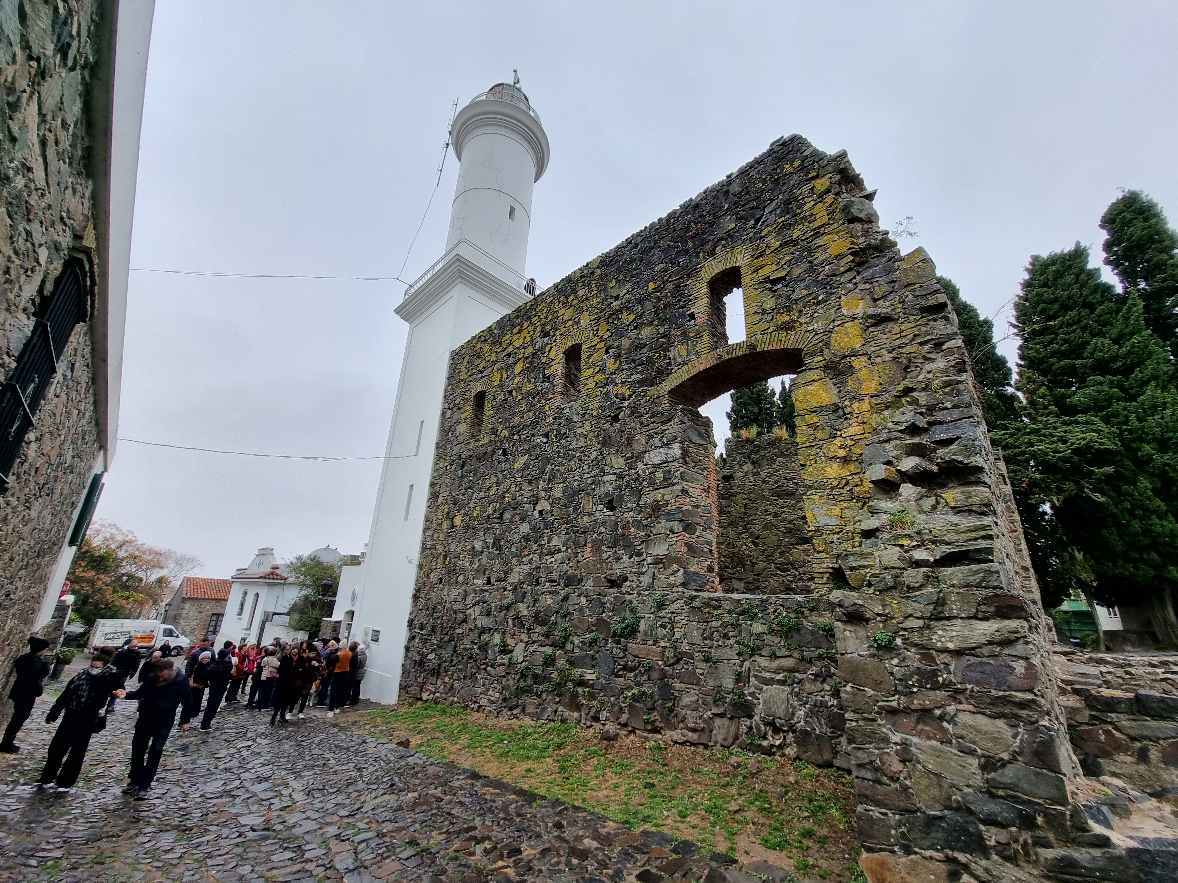 Colonia del Sacramento Lighthouse on the ruins of the San Francisco convent
