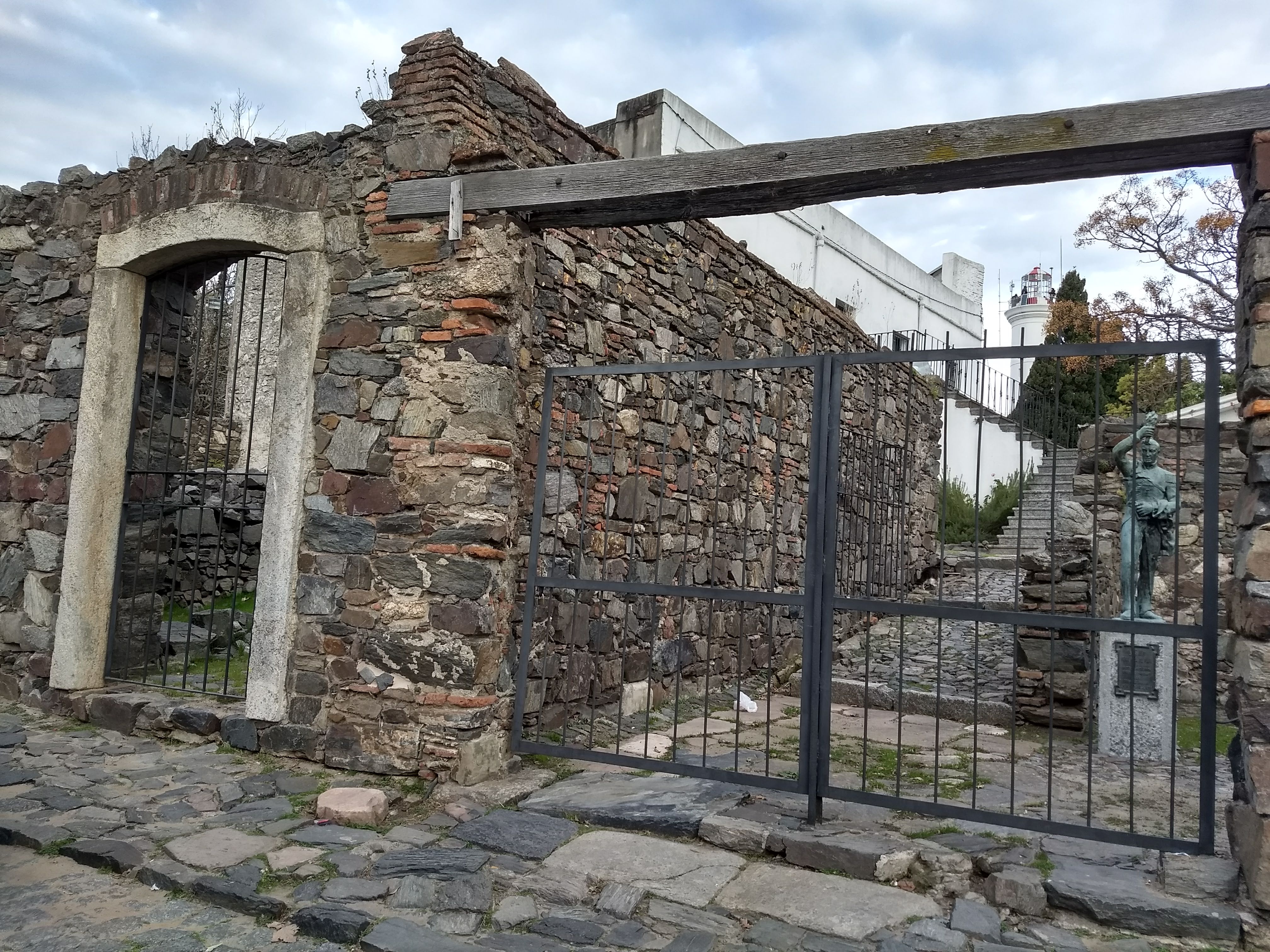 Colonia del Sacramento Lighthouse on the ruins of the San Francisco convent